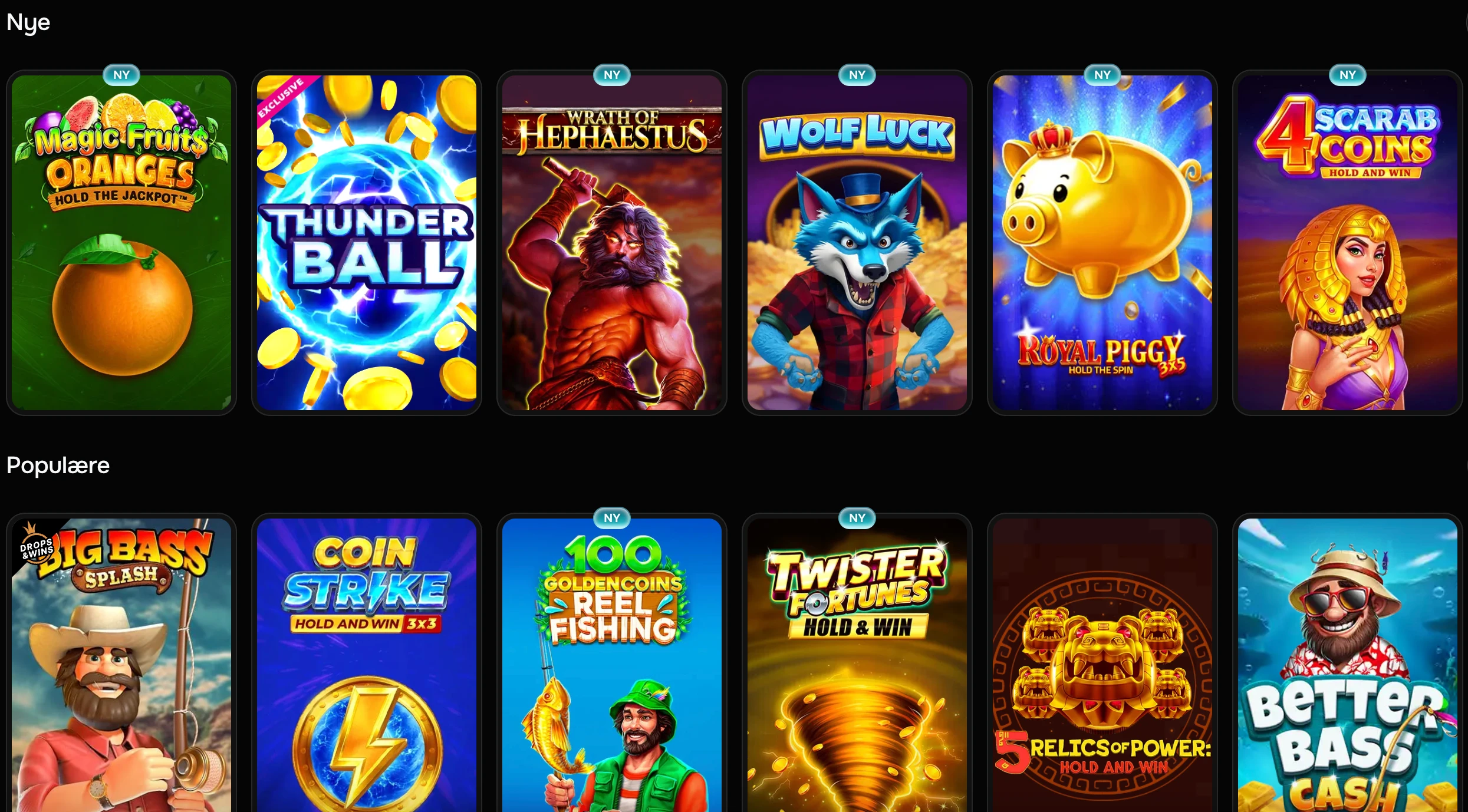 Revolution Casino spillutvalg